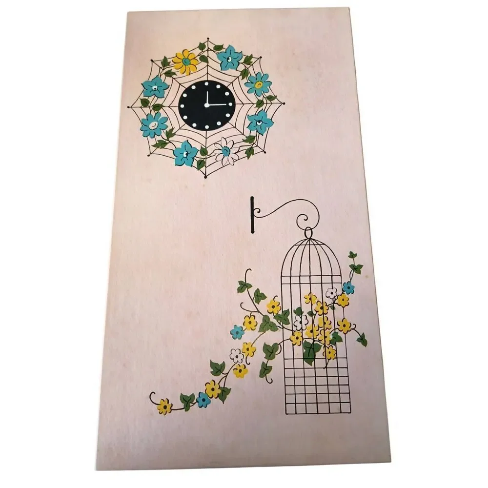 NIP Pair Of Embroidered His and Hers Vintage Pillow Cases White Blue pink floral